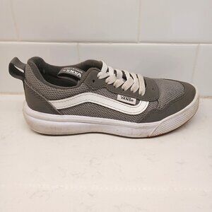 Boys size 13 gray vans shoes
